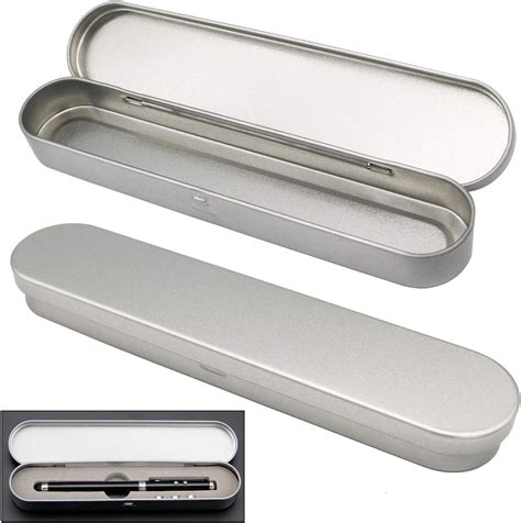 odm metal tin pencil box|HANJIAONI 5 Pcs Metal Hinged Tin Stationery Box Small Pencil .